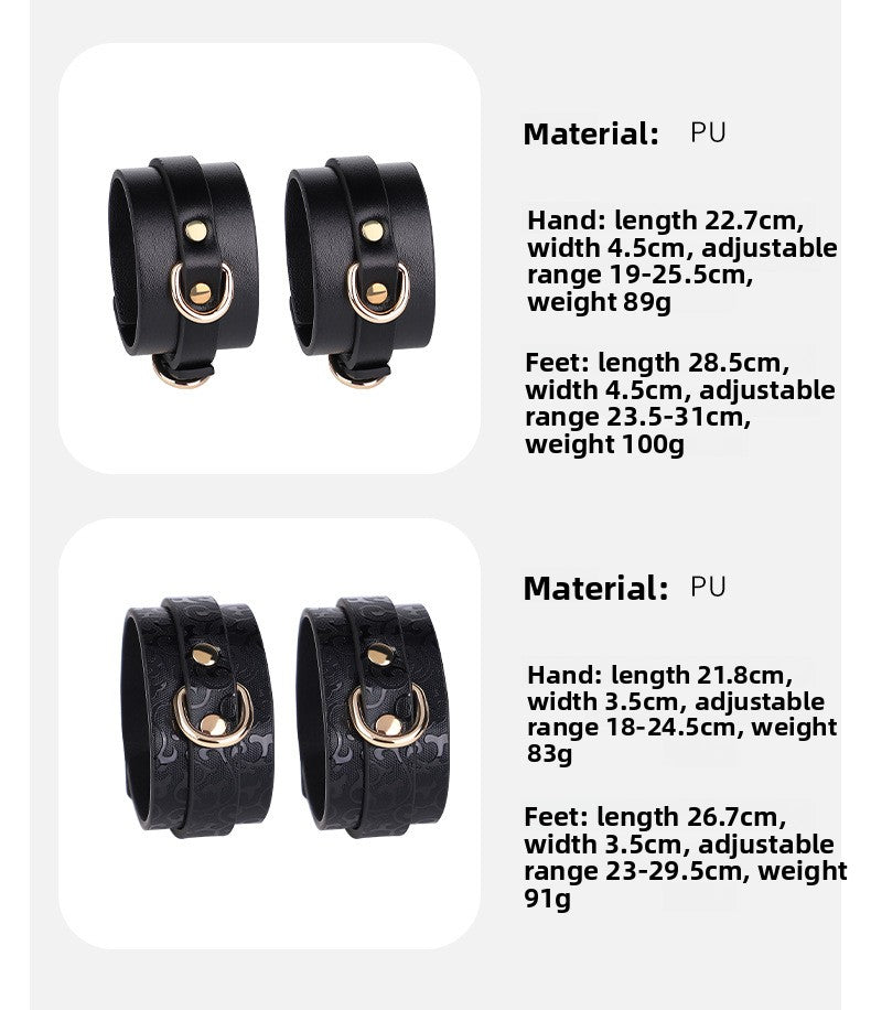 Sex Toys SM Props Detachable Sex Bondage One-word Steel Pipe SM Standing Binding Props Handcuffs Fixator