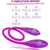 Double-Headed Vibrating AV Egg Female Clitoral Masturbator Instant Orgasm Adult Sex Toys Cross-Border