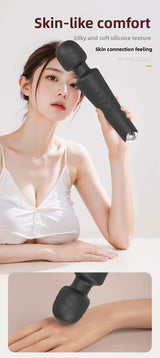 Cross-border AV Vibrator Female Masturbation Massager Clitoral Stimulation Adult Sex Toys Silicone