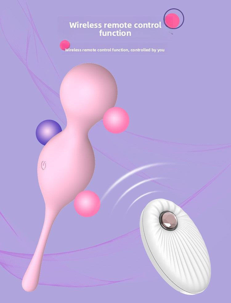 Female Shrink Ball Invisible Wearable Vibrator Wireless Remote Control Flirting Masturbator Adult Sex Toys Factory