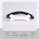 SM Props Sex Oral Ball Female M Training Deep Throat Oral Bite Ring Forced Mouth Opening Bone Silicone Mouth Gag Cat Whiskers Mouth Shackle