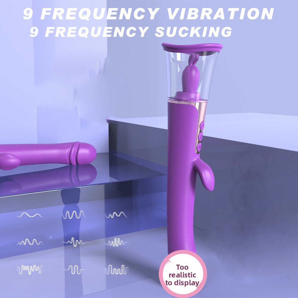Sucking vibrator into the body for women, adult toy vibrating stick
