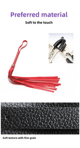 Adult Erotic Plush 10-Piece Set Female Leather Handcuffs Couple Flirting Bondage Restraint Alternative Sex Toys