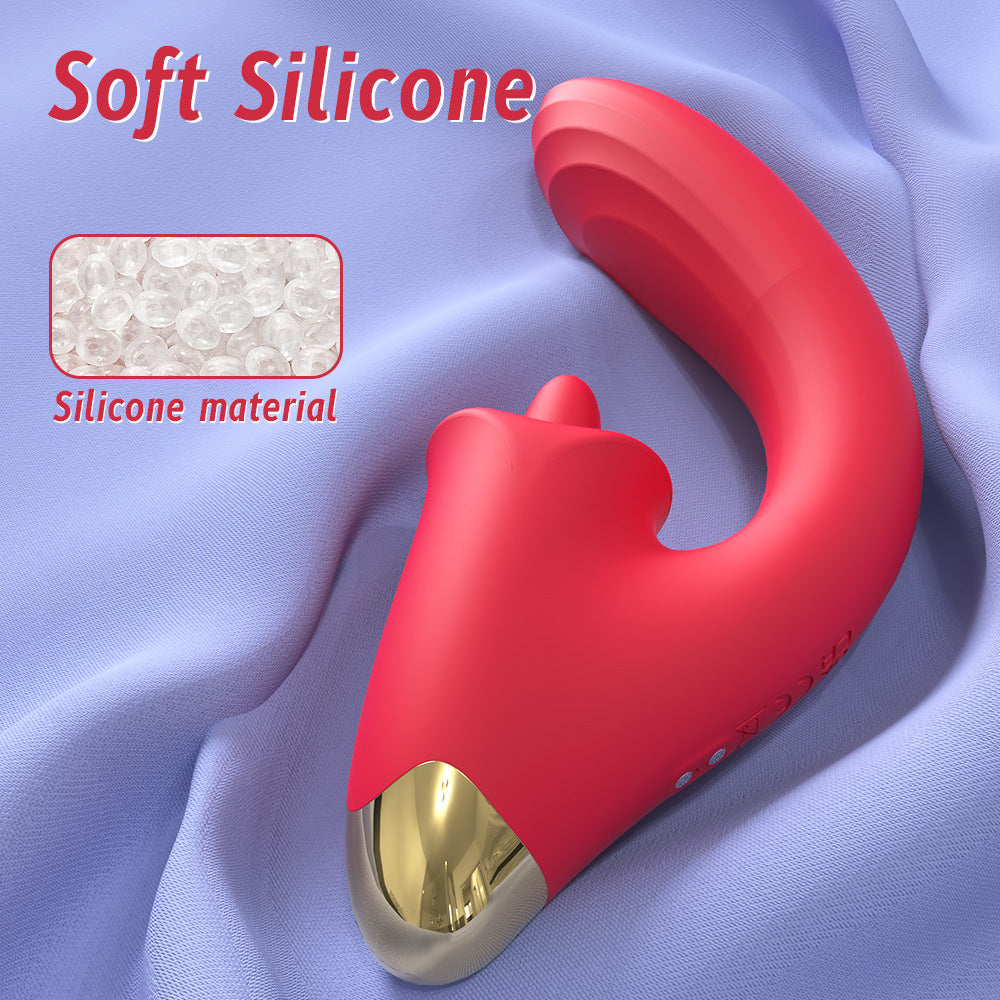 Jasmine Tongue Licking Vibrator Insertion G-Spot Adult Female Products Sex Toys Female Masturbator