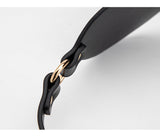 SM Sex Toys Black Light-Blocking Eye Mask High-Quality PU Leather Sex Eye Mask Teasing Flirting Adult Sex Toys