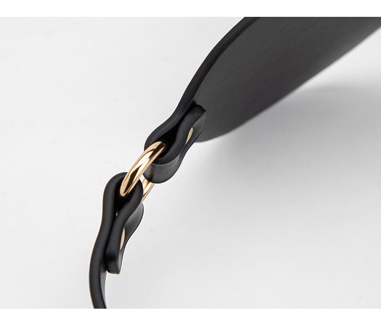 SM Sex Toys Black Light-Blocking Eye Mask High-Quality PU Leather Sex Eye Mask Teasing Flirting Adult Sex Toys