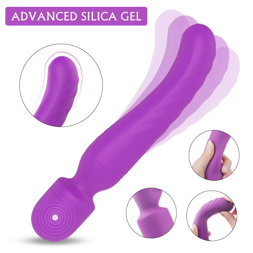 AV Dual Vibrator Adult Sex Toys for Women Heating Vibrator Female Masturbator