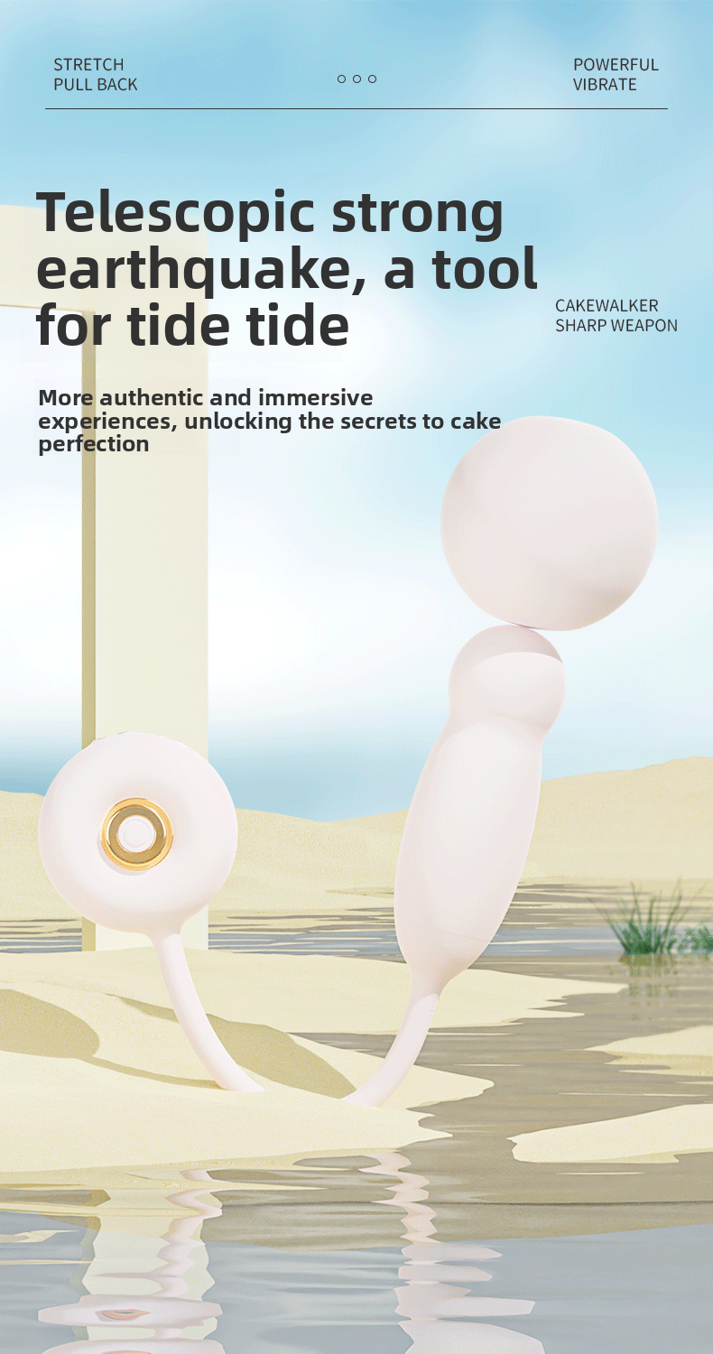 Heated Telescopic Vibrator Strong Vibration Adult Female Toy Insertable Female Masturbation Vibrator Sex Toy