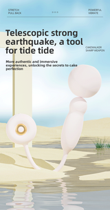 Heated Telescopic Vibrator Strong Vibration Adult Female Toy Insertable Female Masturbation Vibrator Sex Toy