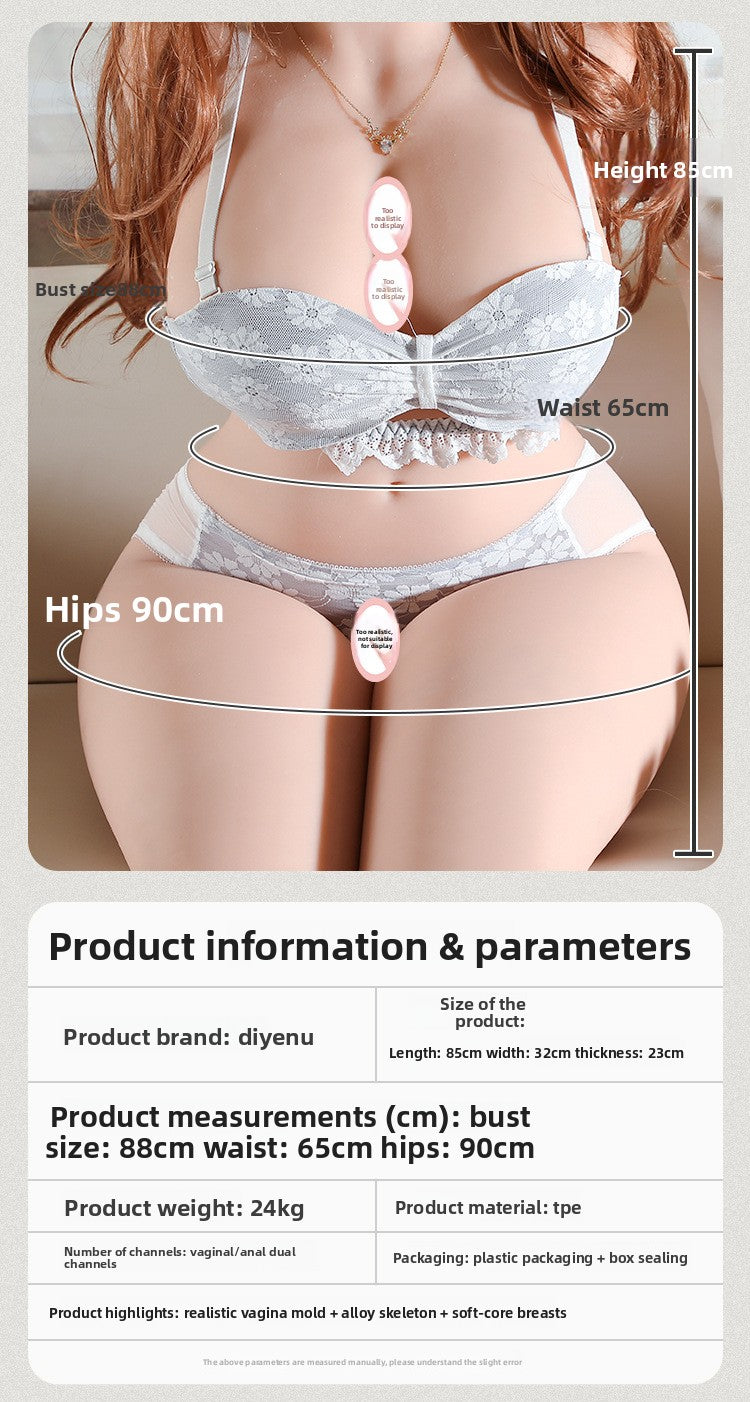 Xuanmei Solid Silicone Doll Adult Products Male Real Half Body Pussy Buttocks Inverted Mold Masturbator for Men