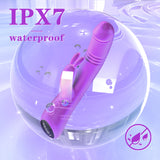 Rabbit Telescopic Vibrator Adult Toy Insertable Female Masturbator AV Massage Stick Female Toy