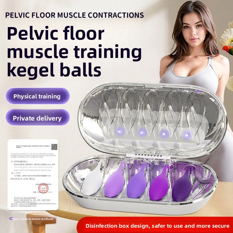New Product OEM Postpartum Recovery Belt with Disinfection Box for Protecting Women's Private Parts Kegel Ball Vaginal Dumbbell Exerciser
