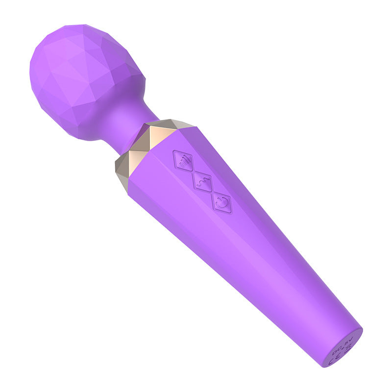 Cross-border crystal vibrator adult AV massage stick sex toys