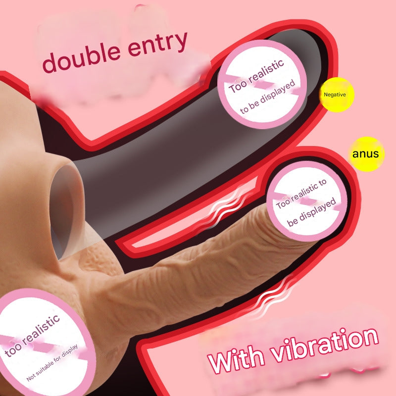 Men's Wearable Dildo Male JJ Fake Penis Erotic Insertable Solid Underwear Adult Sex Toys