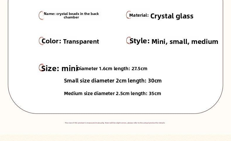 Sex Toys SM Props Anal Development Glass Beads Anal Plug SM Training Masturbation Anal Beads Alternative Adult Products