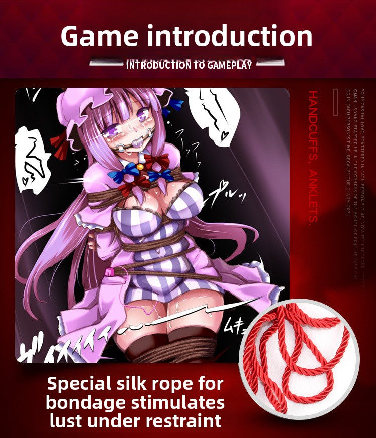 Bondage Restraint SM Props Multi-color Polyester Silk Rope 10m Erotic Bondage Rope Training Female Slave Adult Products