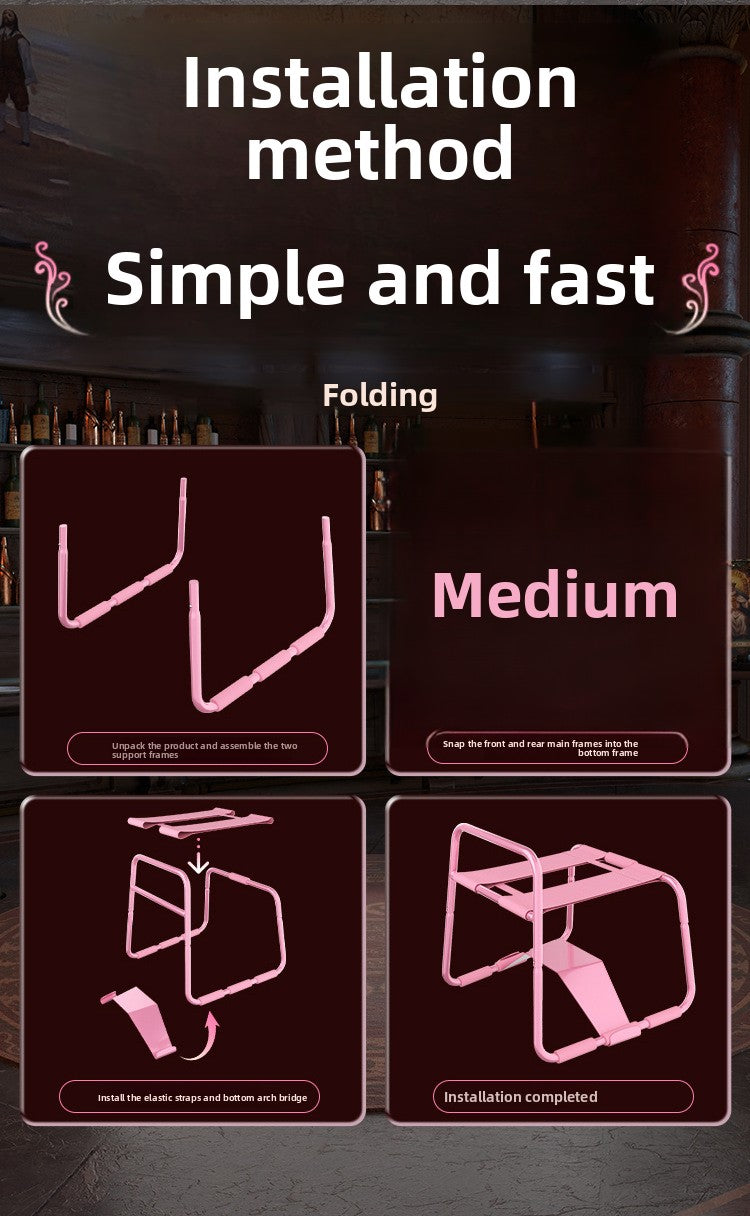 Foldable Sex Chair SM Training Props Sex Toys Couple Sex Aid Tools Adult Products