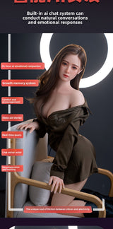 Silicone Doll Full Body Entity Non-Inflatable Smart Adult Sex Products Entity Doll for Men