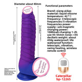 Fake Penis Realistic Telescopic Swinging Dildo Realistic Female Silicone Masturbator Vibrator Adult Sex Toys
