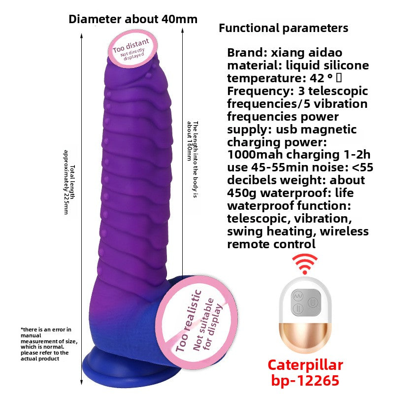 Fake Penis Realistic Telescopic Swinging Dildo Realistic Female Silicone Masturbator Vibrator Adult Sex Toys