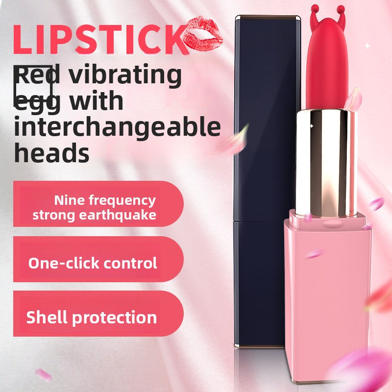 Lipstick Vibrator G-Spot Stimulation Discreet Mini Lipstick Masturbator Clitoral Instant Orgasm Electric Vibrator for Women