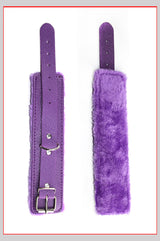 Hot Selling SM Props Lychee Pattern Sexy Handcuffs SM Training Bondage Plush Handcuffs Alternative Adult Products