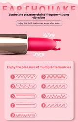Lipstick Vibrator G-Spot Stimulation Discreet Mini Lipstick Masturbator Clitoral Instant Orgasm Electric Vibrator for Women