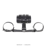 Sex Toys SM Props Binding Backhand Handcuffs Restraint Training Female Leather Handcuffs Adult Sex Products