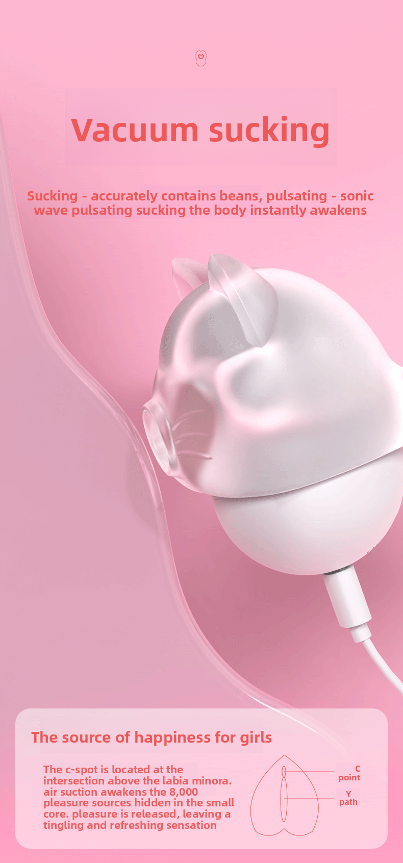 Vibrator for Women Orgasm Female Masturbator Sucking Vibrator Insertion Female Toy Masturbation