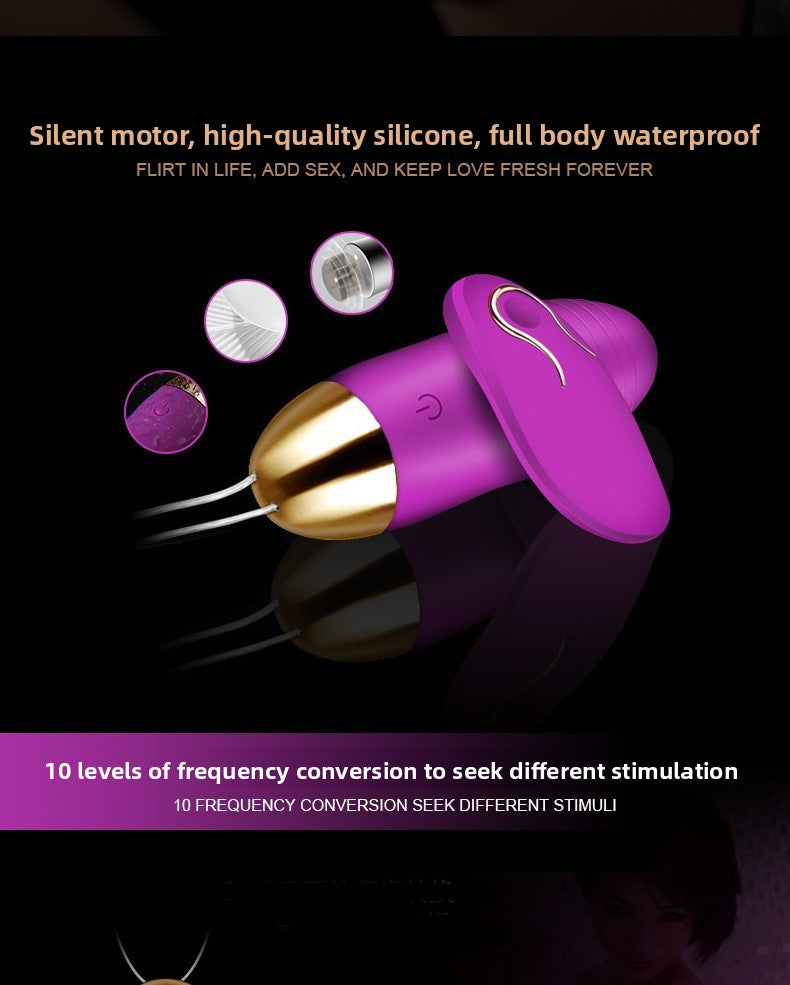 Female Wireless Vibrator Remote Control Silent Female Masturbator