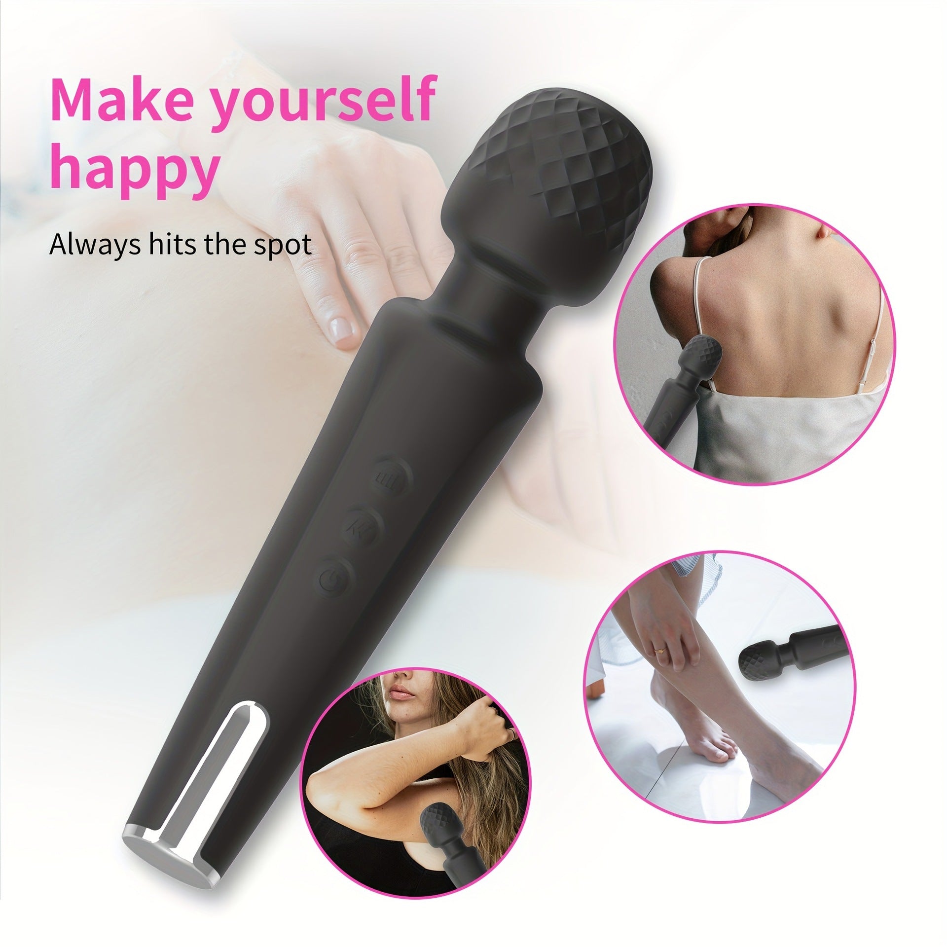 Female Masturbation Orgasm Massager AV Vibrator Adult Sex Toys