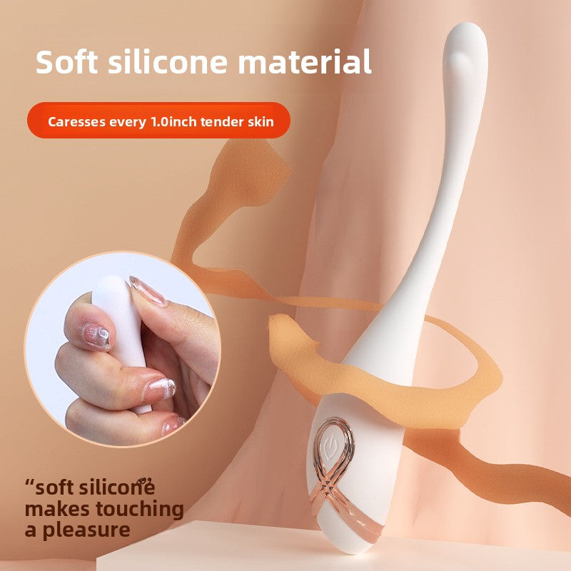 Intracorporeal G-Spot Bendable Vibrator Female Instant Tide Female Toy Point Tide Pen Masturbation Stick