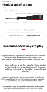 SM Props Erotic Whip Leather Pat Couples Flirting SM Training Double-layered Loud Pat SM Alternative