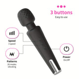 Female Masturbation Orgasm Massager AV Vibrator Adult Sex Toys