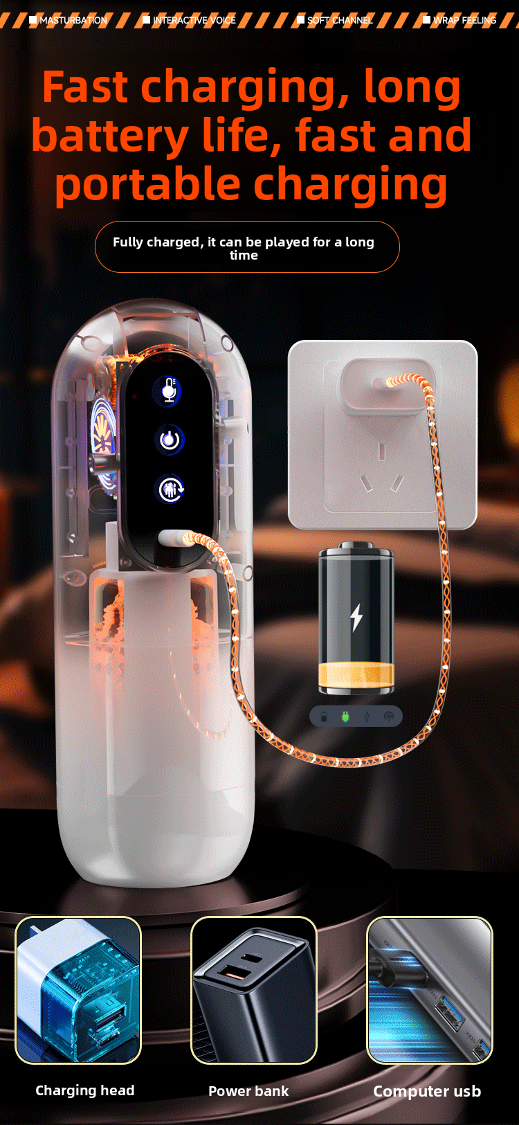 New Product Fully Automatic Intelligent App Telescopic Heating Aircraft Cup Penis Training Toy Male Masturbation Sex Toys