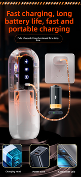 New Product Fully Automatic Intelligent App Telescopic Heating Aircraft Cup Penis Training Toy Male Masturbation Sex Toys