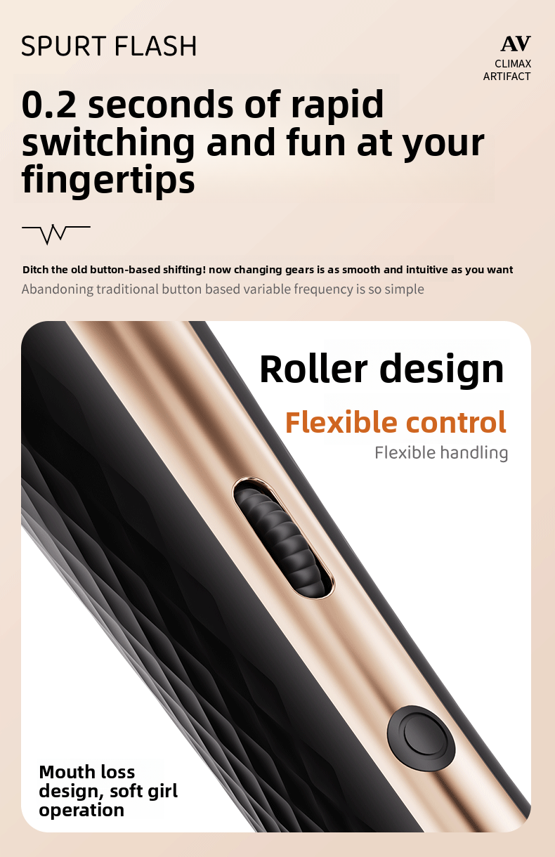 Strong Vibration Shoulder and Neck Massager Muscle Relaxation Female High Frequency Vibration Electric Full Body Meridian AV Massager