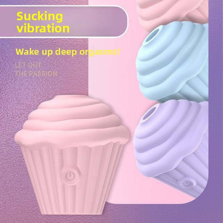 Ice Cream Sucking Instant Tide Vibrator Female Masturbator Multi-frequency G-spot Teasing Magnetic Sex Toys