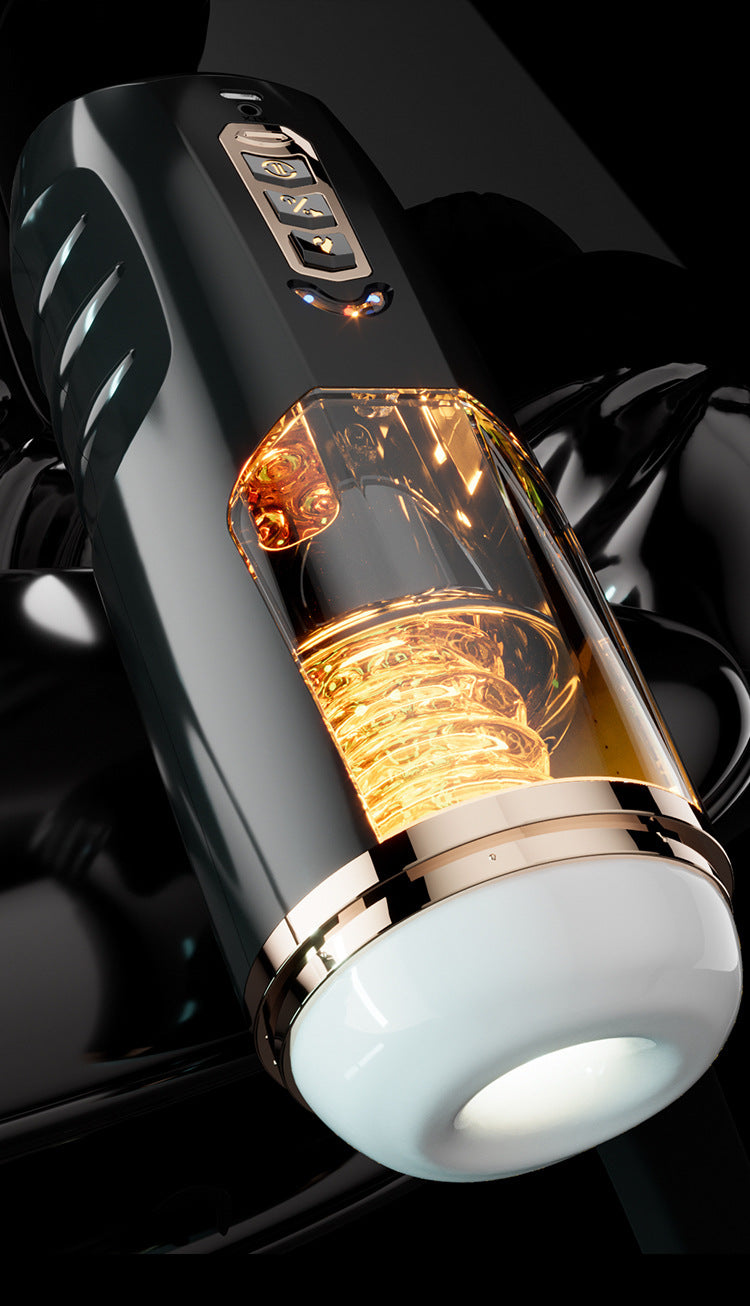 Fully Automatic Telescopic Aircraft Cup Electric Heating Male Masturbation Penis Trainer Adult Sex Toys