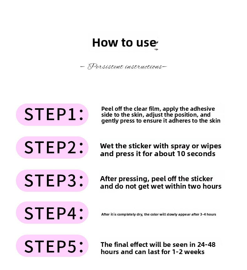 sm Sexy Props Succubus Herbal Tattoo Stickers Female Butterfly Wing Tattoo Stickers Adult Products