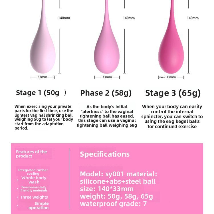 Women's Vaginal Exercise Dumbbell Smart Ball Repair Postpartum Private Part Tightening Adult