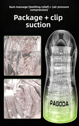 Transparent Airplane Cup Male Sucking Training Masturbator Adult Toy Inverted Mold Sex Toy