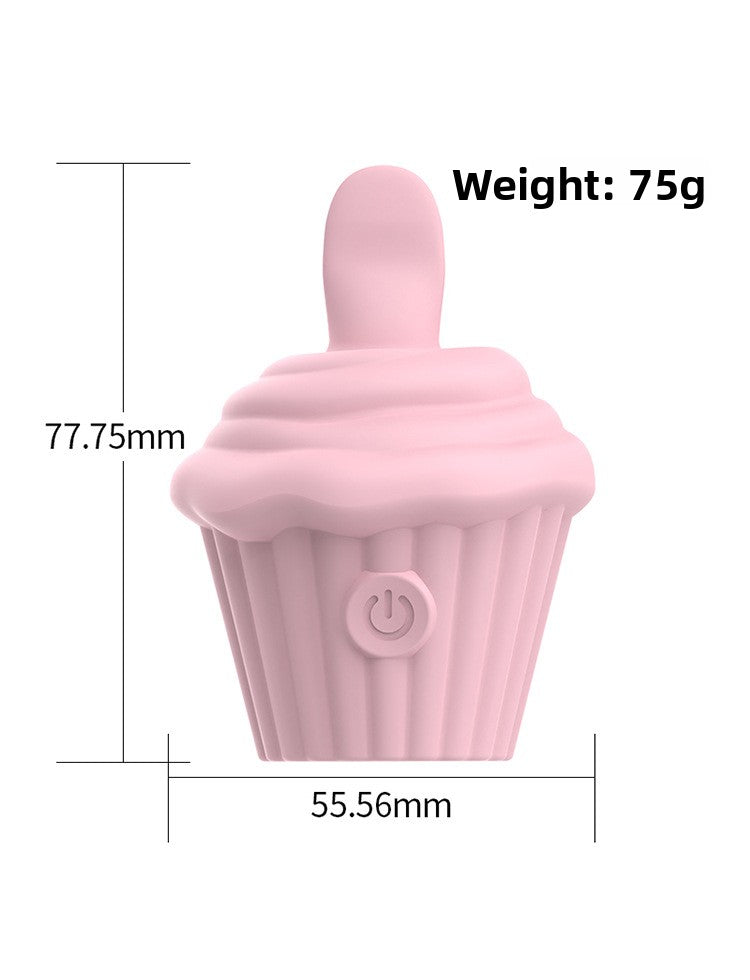 Ice Cream Multi-frequency Instant Tongue Licking Vibrator Female Masturbator Magnetic Charging Adult Sex Toy