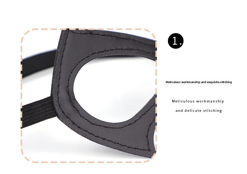 SM Props Sexy Eye Mask Couple Flirting Teasing Role Play Cat Girl Light Blocking Eye Mask Adult Products