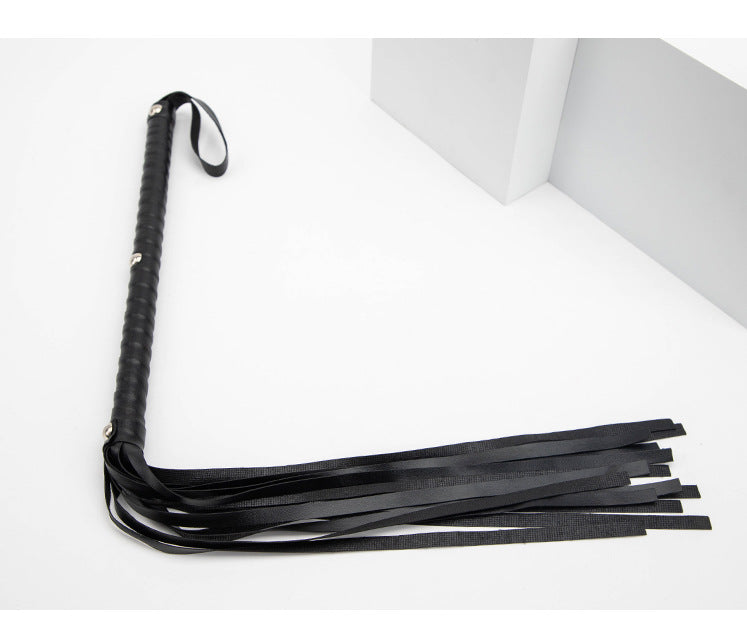 SM Sex Toys Long Handle Whip PVC Three-Nail Loose Whip Punishment Queen Whip Alternative Adult Products