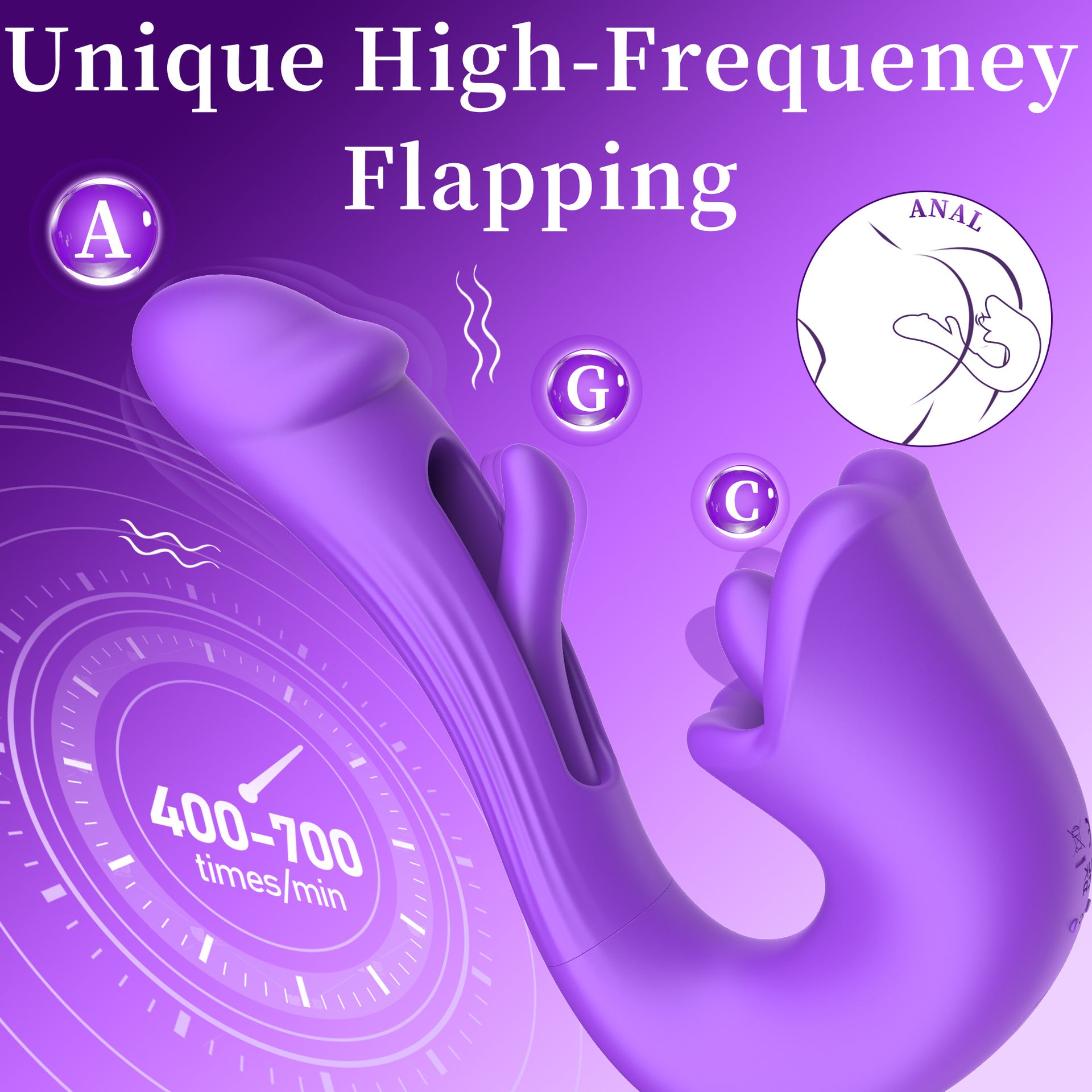 New Product Tongue Licking Patting Vibrator Female Masturbation Device G-spot Orgasm Simulation Dildo Sex Toys