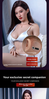 Full Body Silicone Doll Male Masturbator Non-Inflatable Sex Doll Erotic Adult Products Full Body Silicone Doll