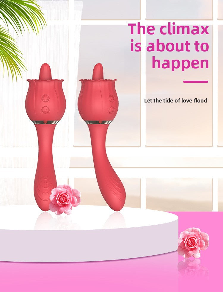 AV Vibrator Tongue Licking Adult Couple Sex Toys Female Orgasm Masturbator Sex Toys Factory