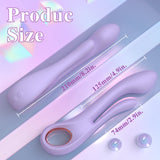 Soft Vibrator Dual Vibrator Insertion G-Spot Masturbator for Women Adult Sex Toys Customizable
