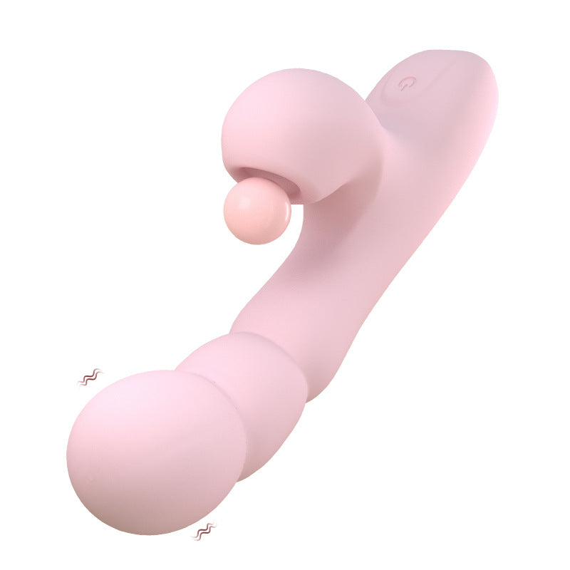 Custom Molded Wholesale Suction Vibrator Female Masturbator Compact Vibrator Adult Toy Masturbation Stick